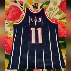 Yao Ming's Mitchell and Ness Houston Rockets Jersey (L)